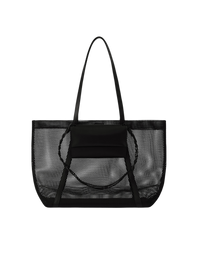 2WAY MESH BAG (SOFT BLACK)