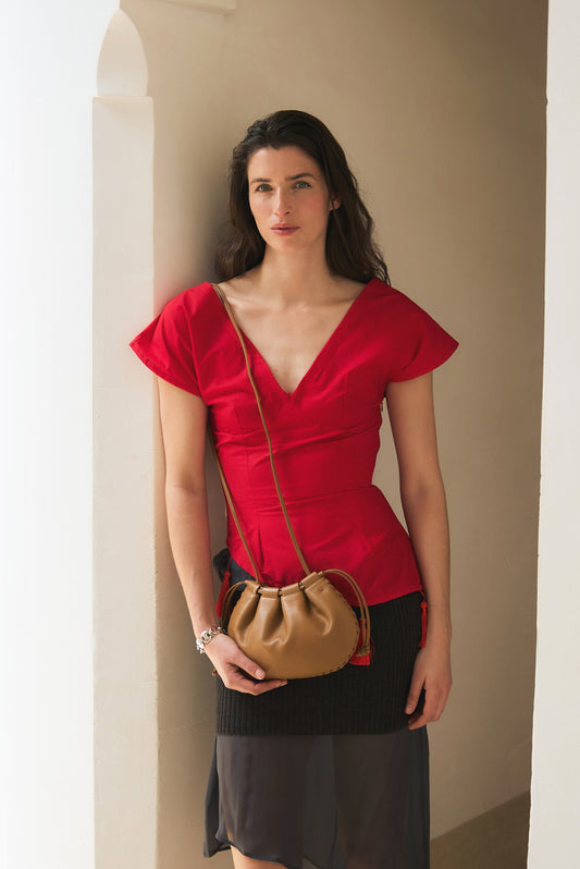 BON BIEN BAG (TAN BROWN)