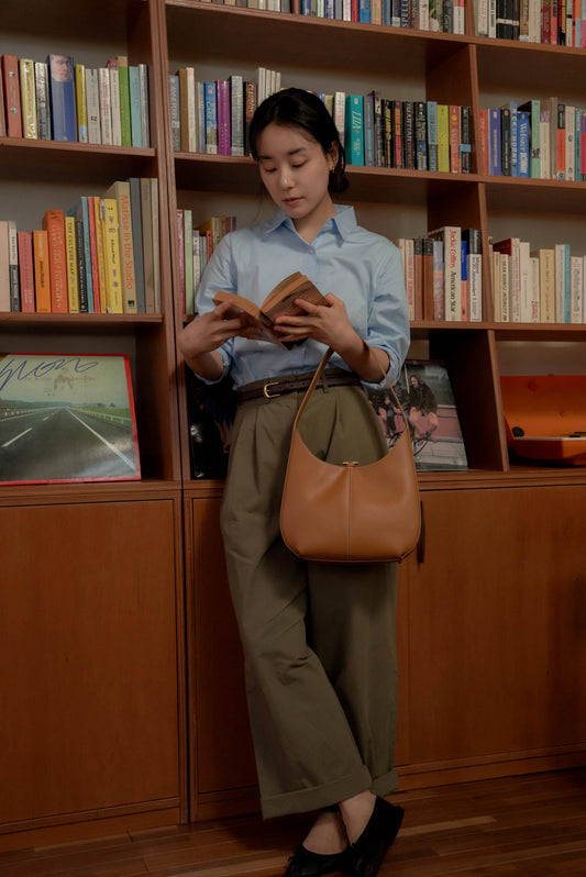 CLASSIC LEATHER BELT (ORGAN BROWN)
