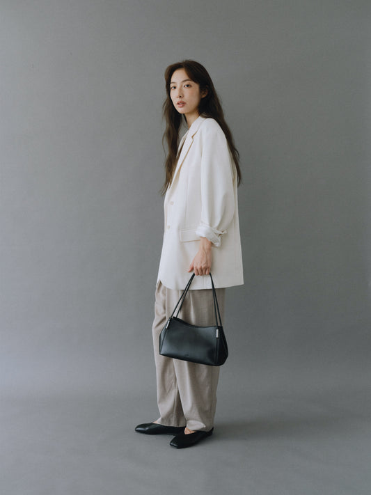 MARRON DEMI BAG (SOFT BLACK)