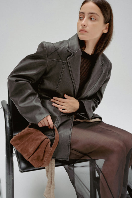 FANTINE BAG (SUEDE BROWN)