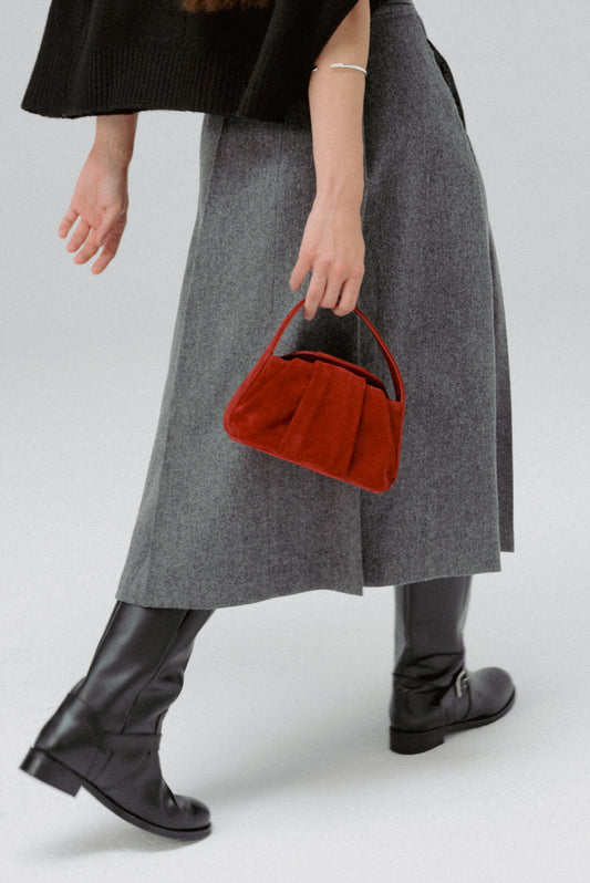 FANTINE BAG (SUEDE RED)