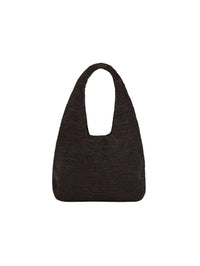 GRAIN RAFFIA BAG (MIX BROWN)