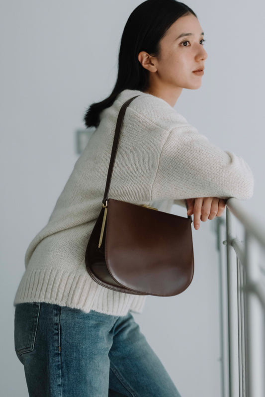 LUNE FORME BAG (OAK BROWN)