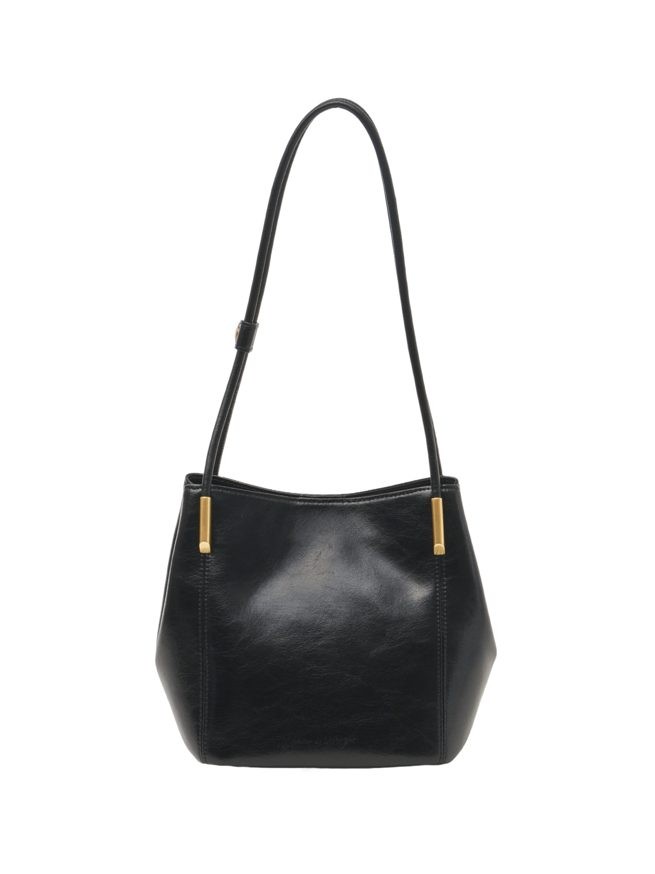MARRON BAG (SOFT BLACK) | レザーショルダーバッグ – Atelier de LUMEN