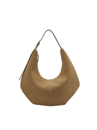 MOSSY HOBO BAG (SUEDE SAND)