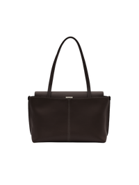 PANIER FLAP BAG (ORGAN BROWN)