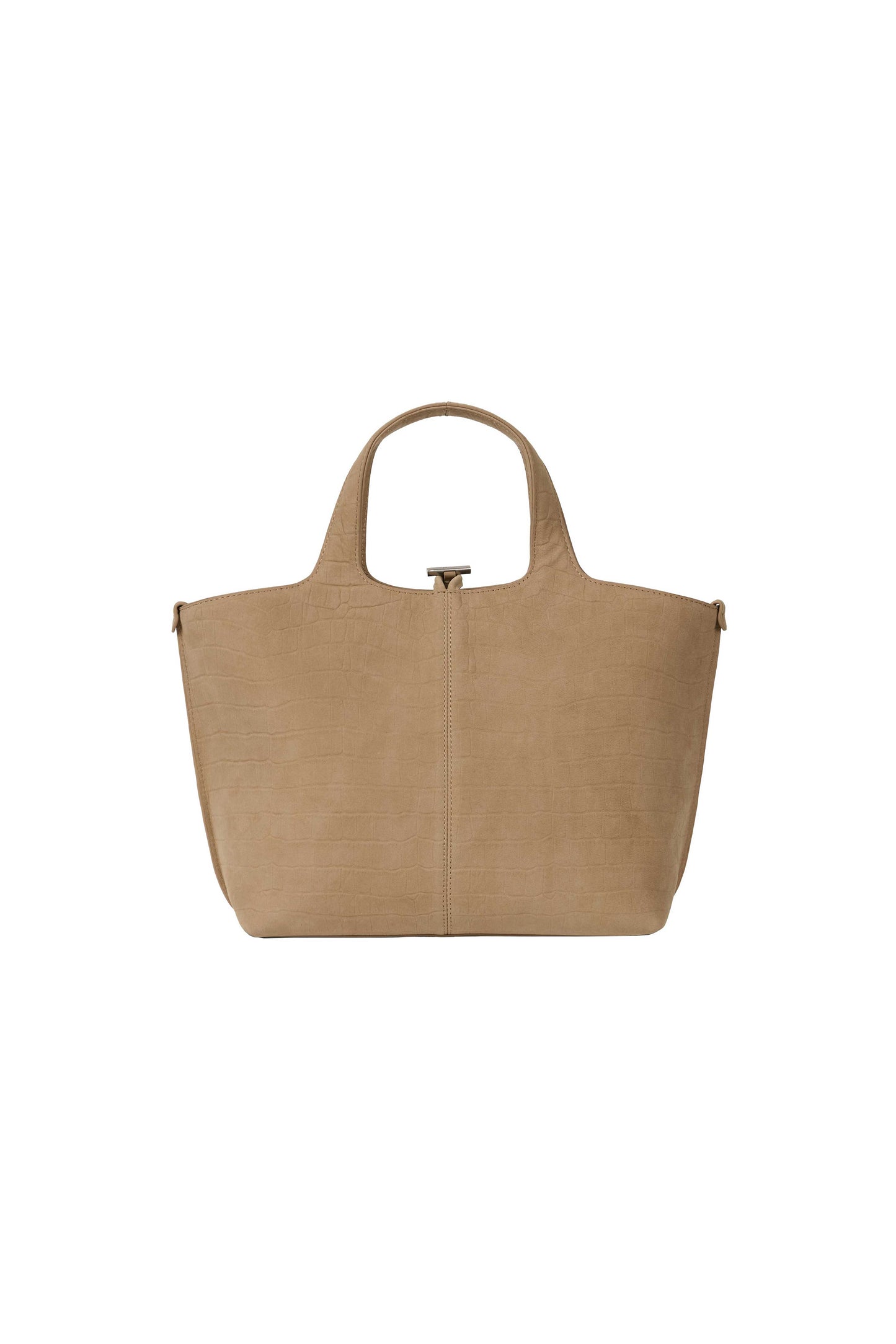 PANIER TOTE BAG (NUBUCK PATTERN SAND)