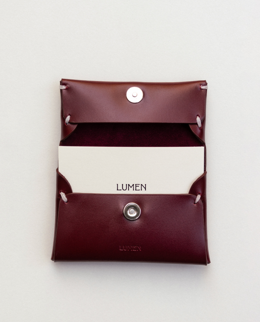 PLIER CARD HOLDER (MERLOT RED)