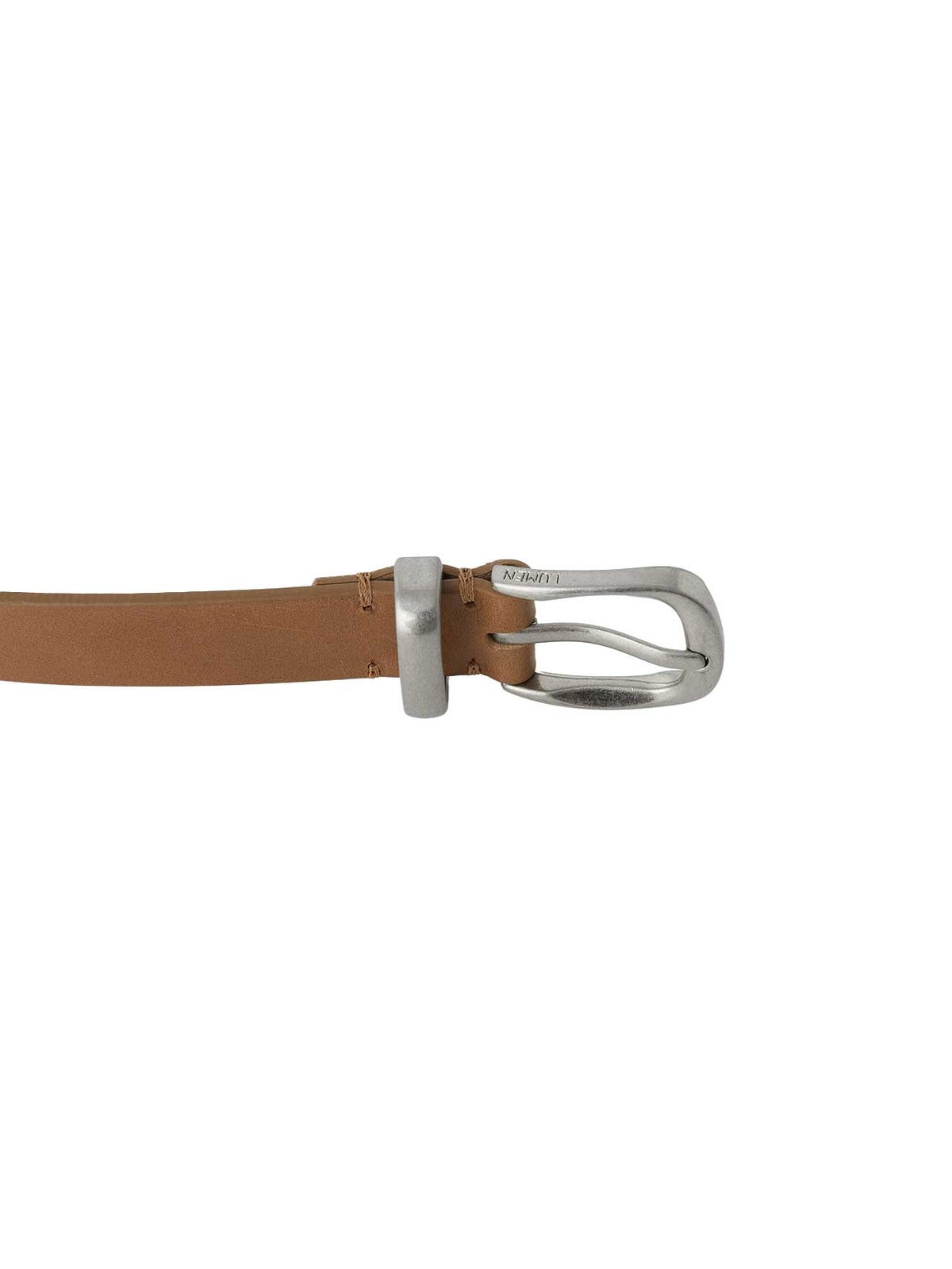SOBRE LEATHER BELT (TAN BROWN) - Atelier de LUMEN