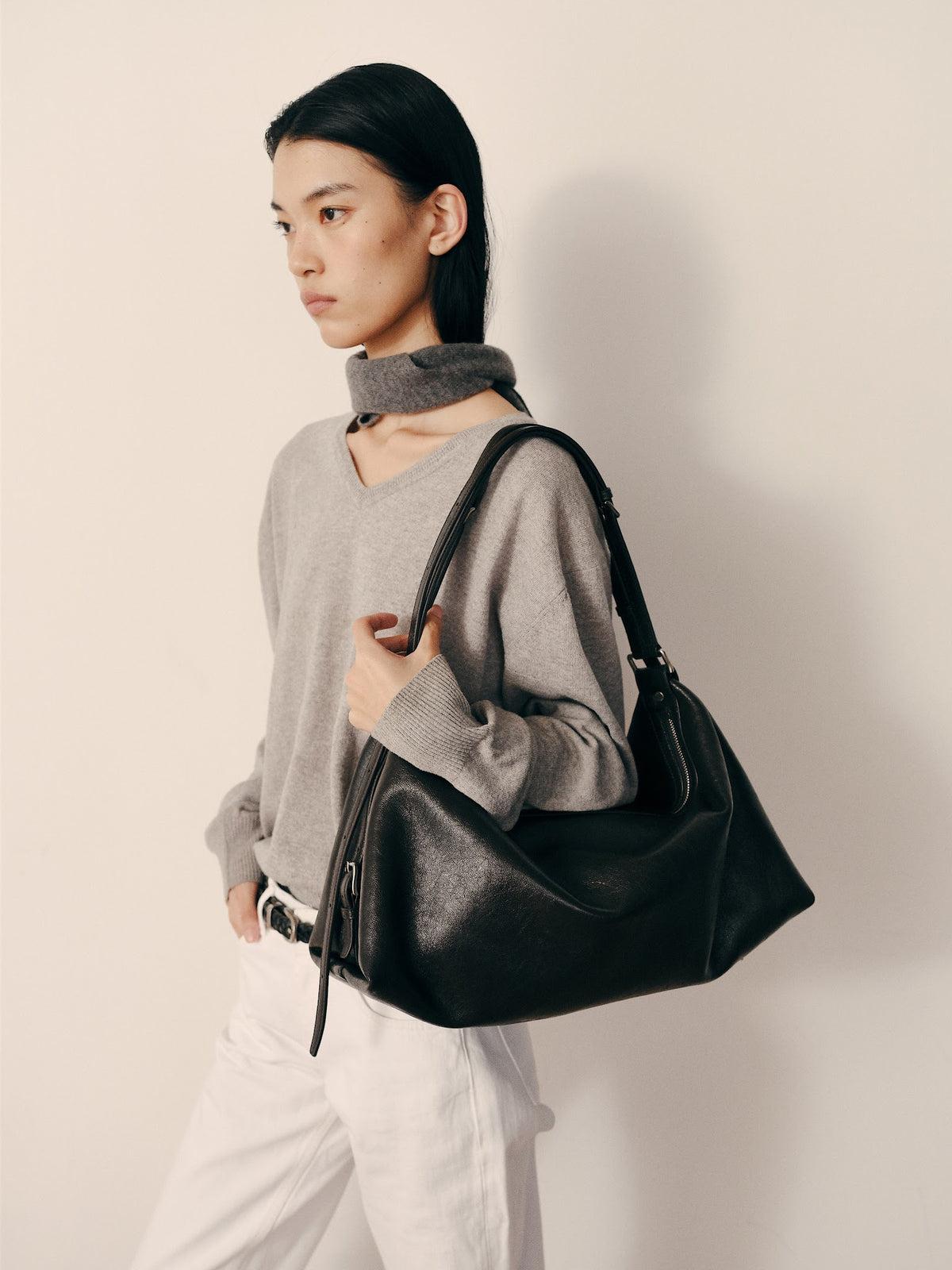 DOUBLE STRAP BAG (VINTAGE BROWN) - Atelier de LUMEN