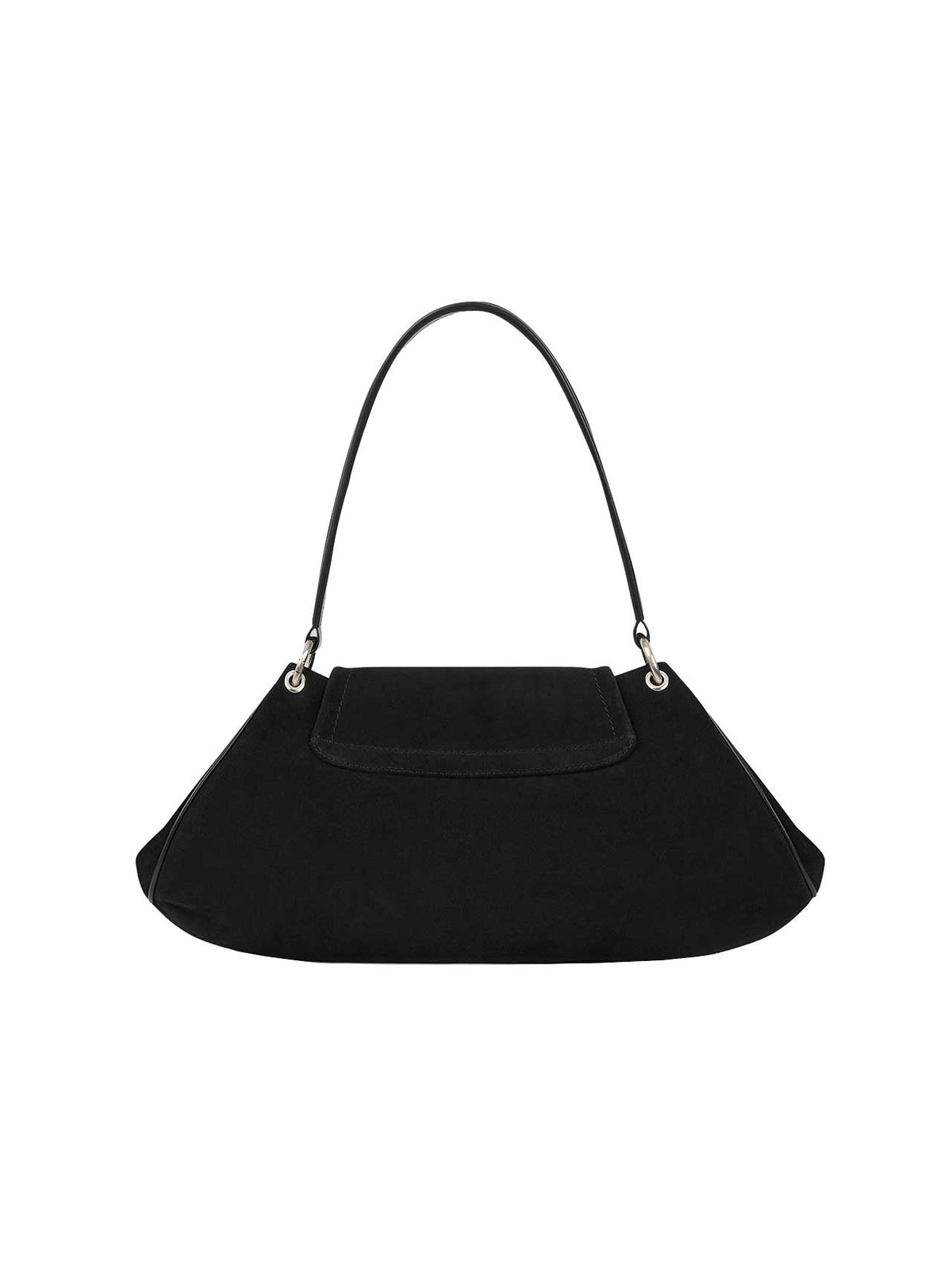 VERE FLAP BAG (SUEDE BLACK) - Atelier de LUMEN