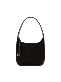 CUBE HOBO BAG (SUEDE BROWN)