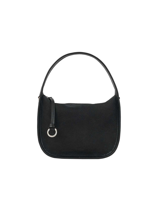 CUBE MINI BAG (NUBUCK BLACK) - Atelier de LUMEN