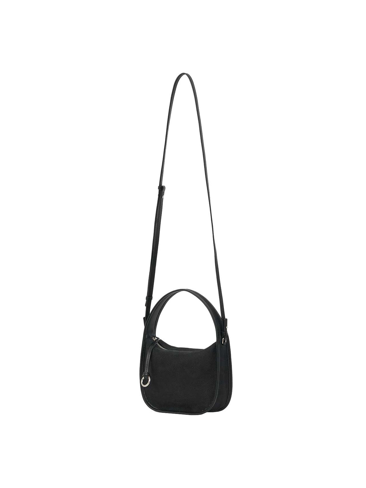 CUBE MINI BAG (NUBUCK BLACK) - Atelier de LUMEN