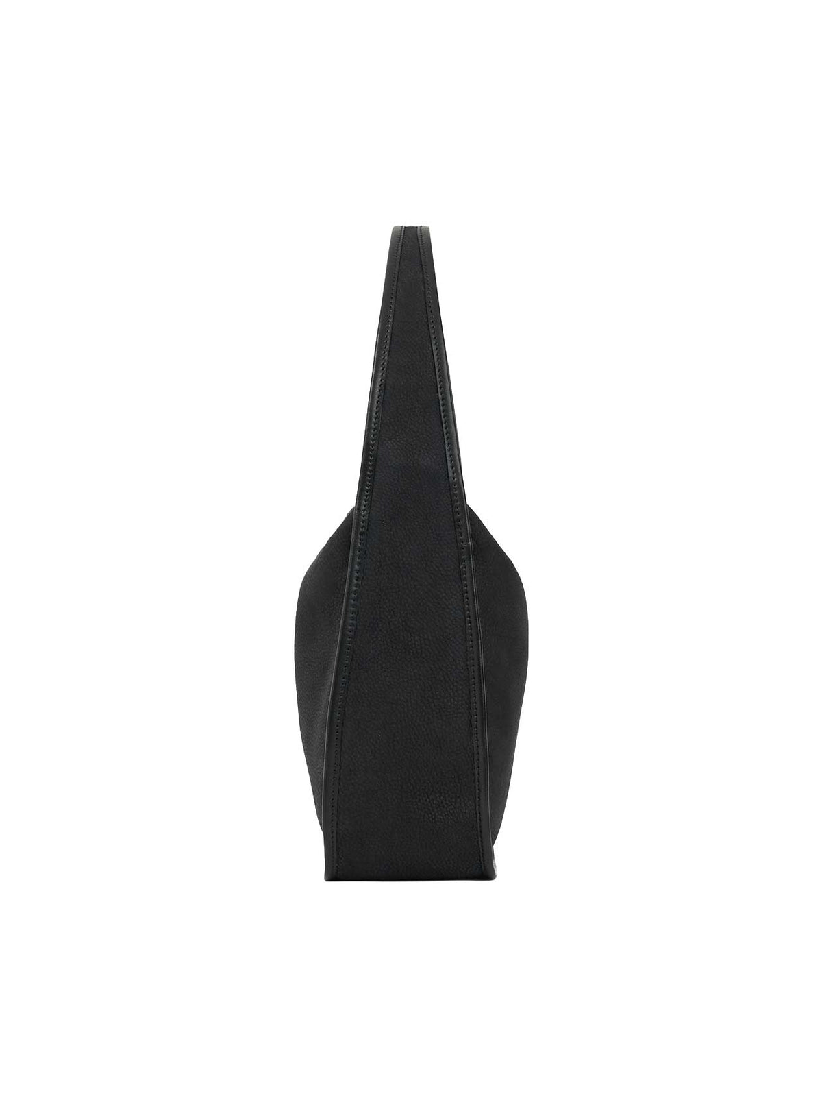CUBE HOBO BAG (NUBUCK BLACK) - Atelier de LUMEN