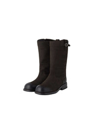 BUCKLE ENGINEER BOOTS (VINTAGE BROWN)
