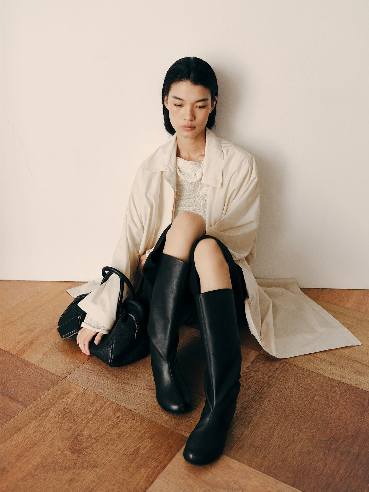 COMFORT LONG BOOTS (SOFT BLACK) - Atelier de LUMEN