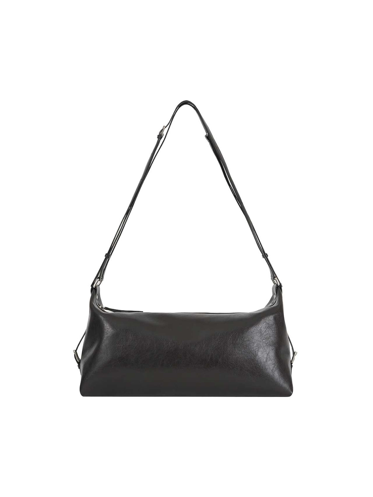 DOUBLE STRAP SHOULDER BAG (VINTAGE BROWN) - Atelier de LUMEN