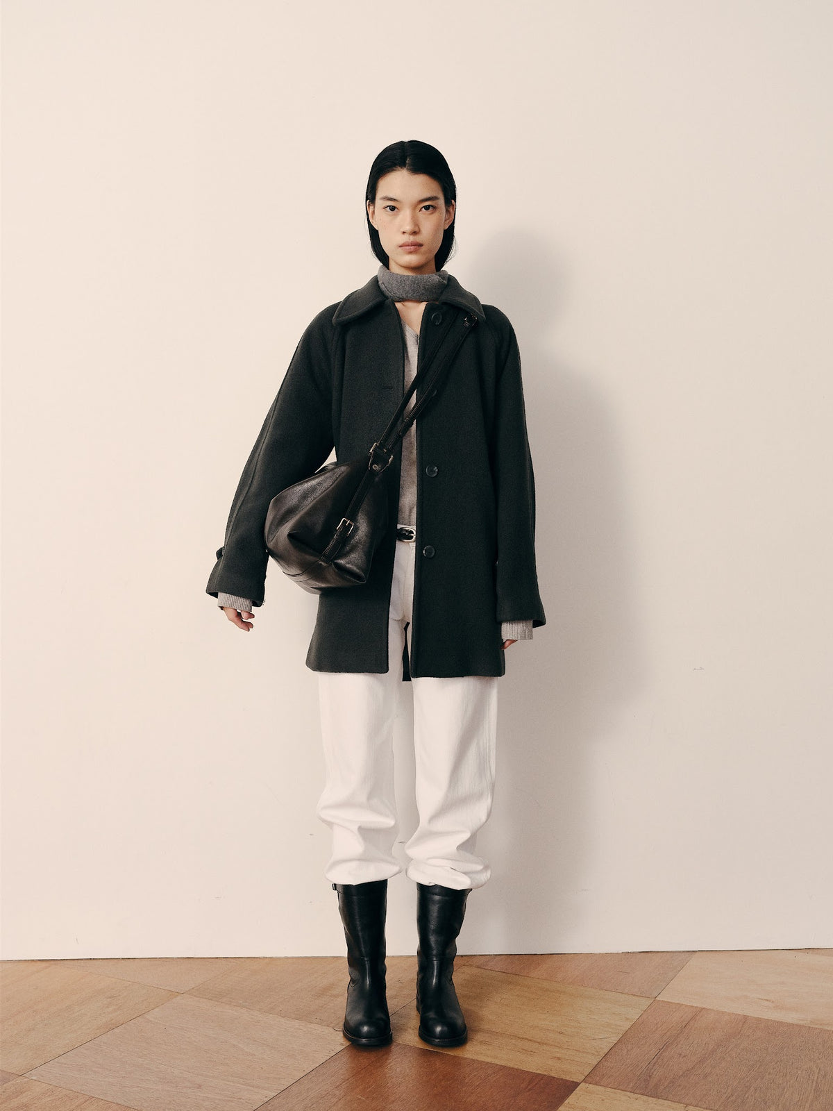 DOUBLE STRAP BAG (VINTAGE BROWN) - Atelier de LUMEN
