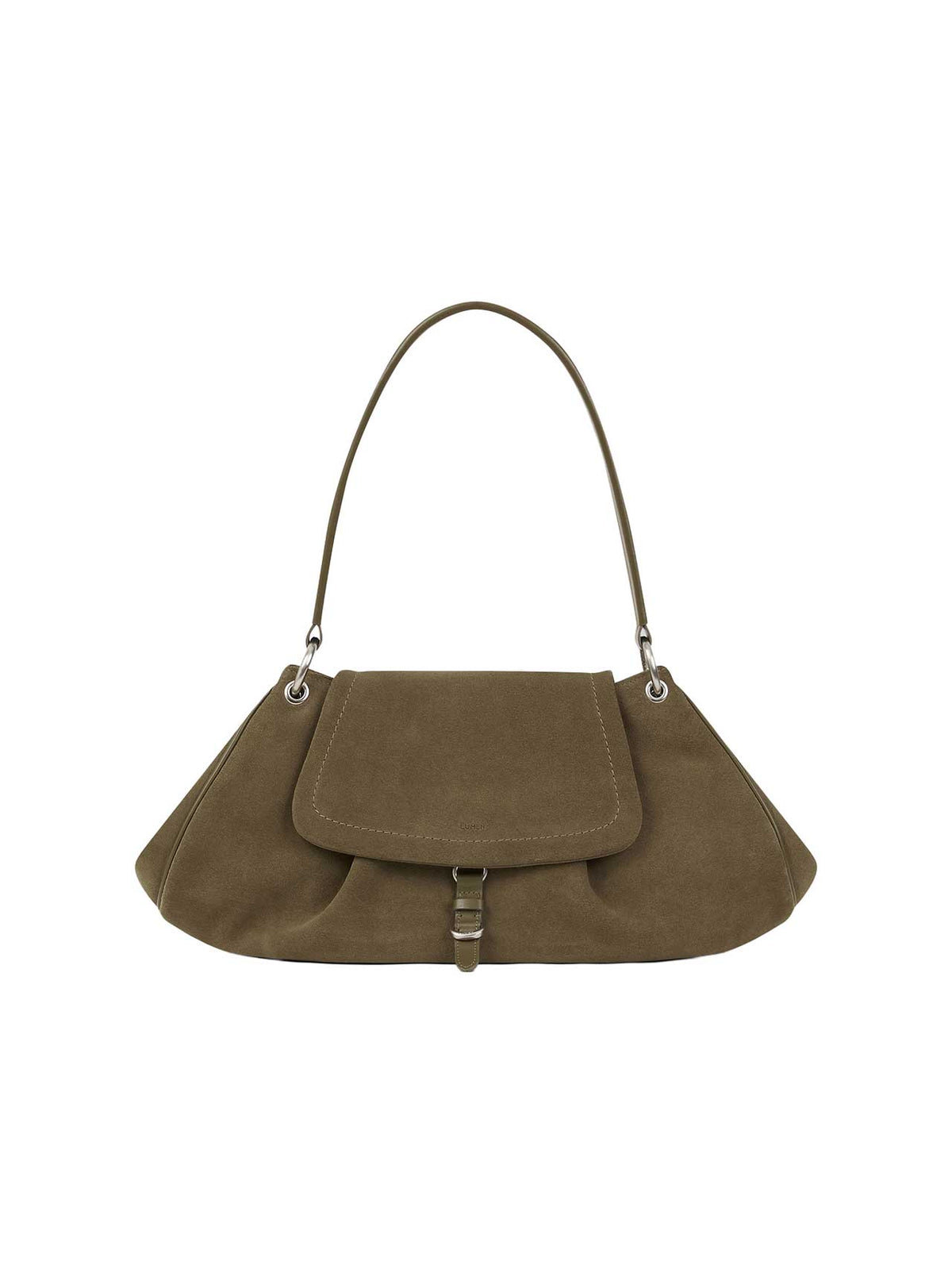 VERE FLAP BAG (SUEDE CAMEL) - Atelier de LUMEN