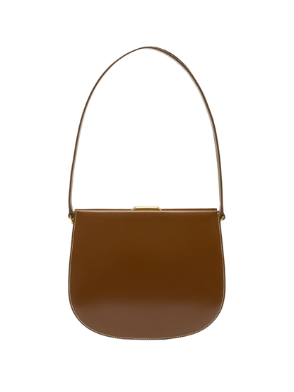 LUNE FORME BAG (COGNAC BROWN)