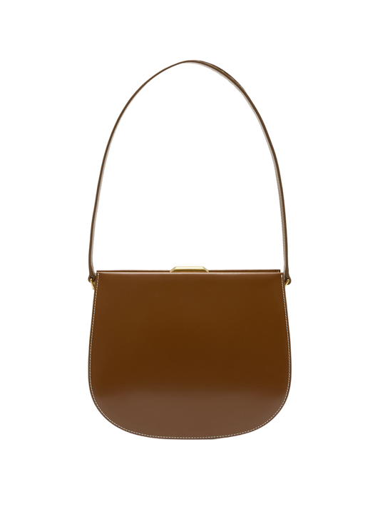 LUNE FORME BAG (COGNAC BROWN)