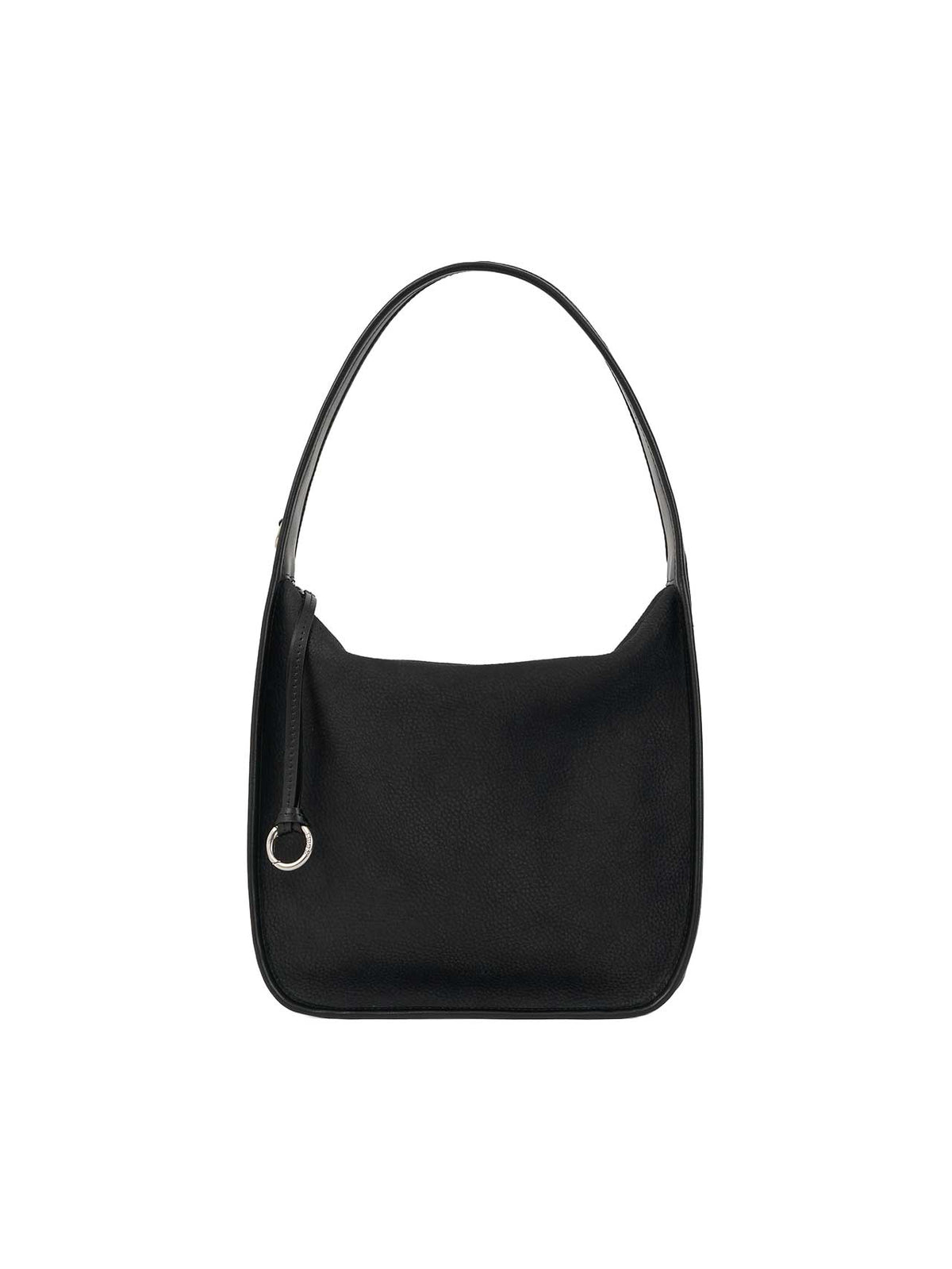 CUBE HOBO BAG (NUBUCK BLACK) - Atelier de LUMEN