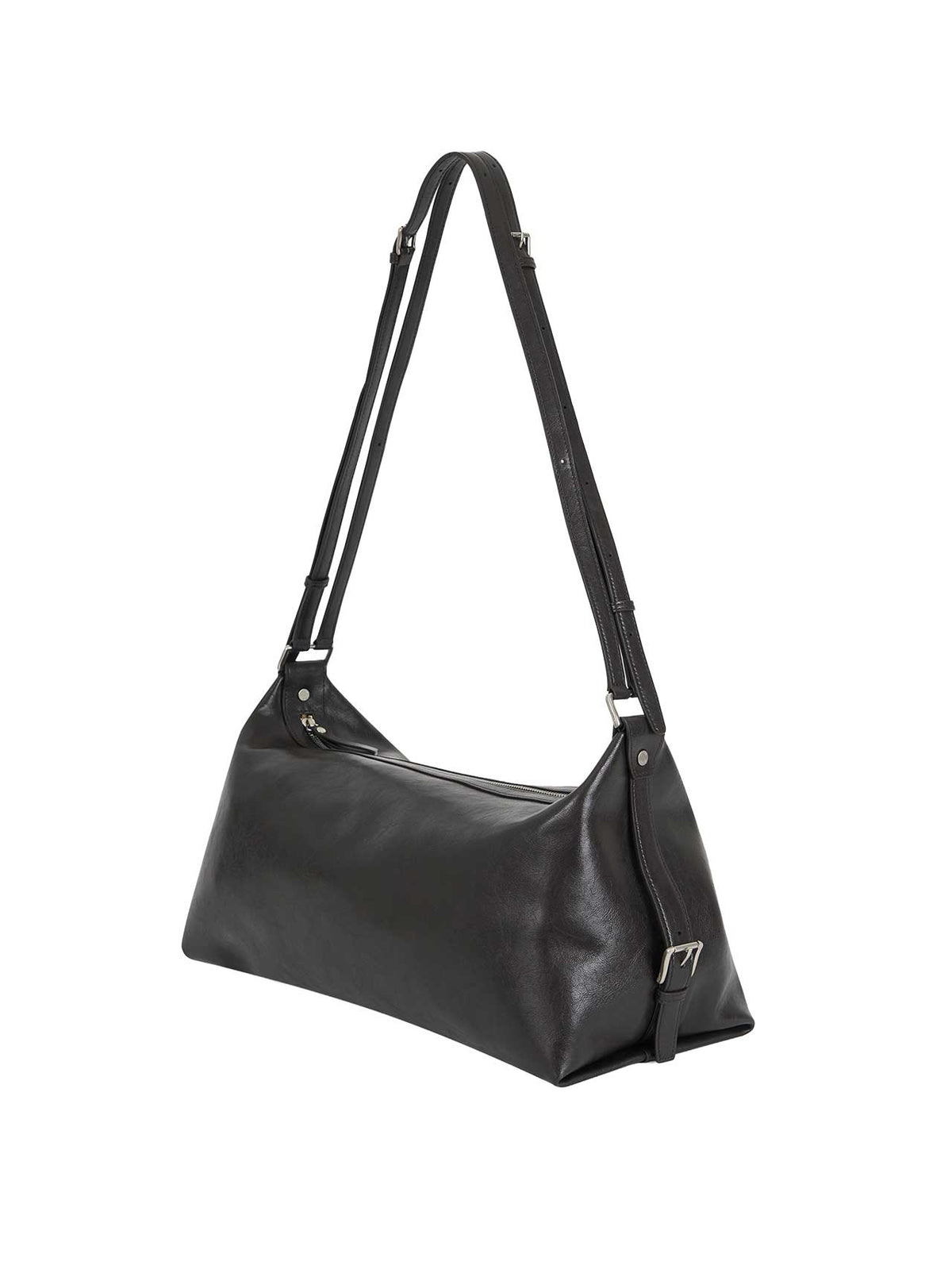 DOUBLE STRAP SHOULDER BAG (VINTAGE BROWN) - Atelier de LUMEN