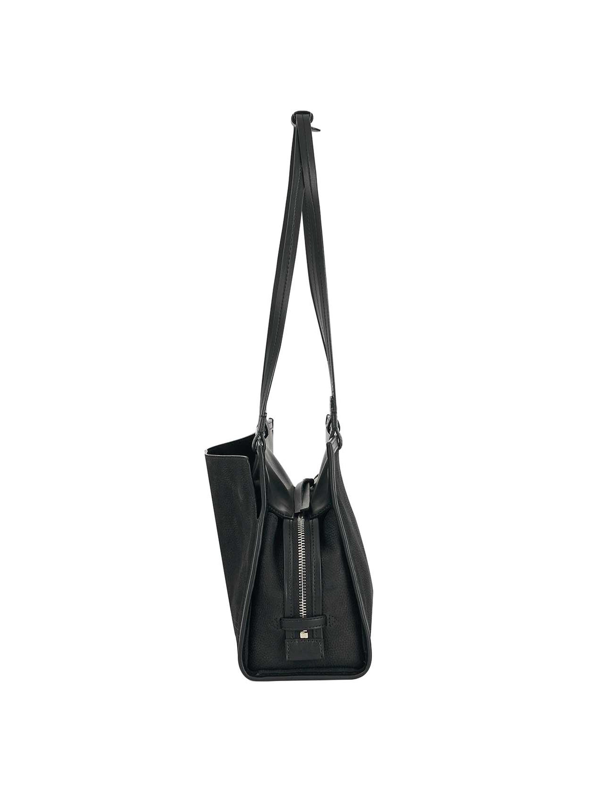 KARRY SHOULDER BAG (NUBUCK BLACK) - Atelier de LUMEN