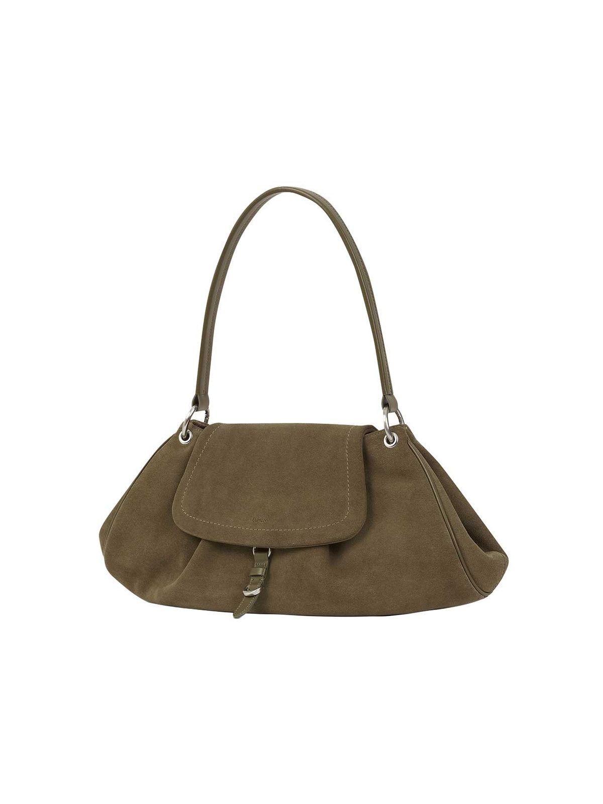VERE FLAP BAG (SUEDE CAMEL) - Atelier de LUMEN