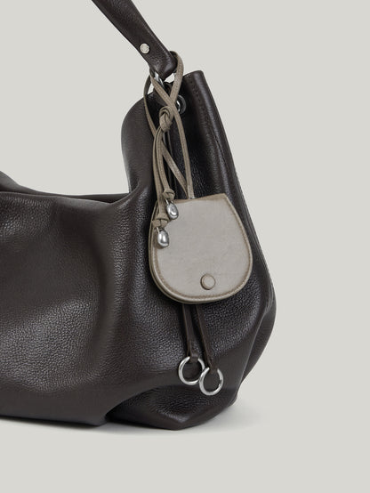 MOON MIRROR CHARM (SANDY TAUPE)