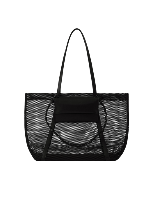 2WAY MESH BAG (SOFT BLACK)