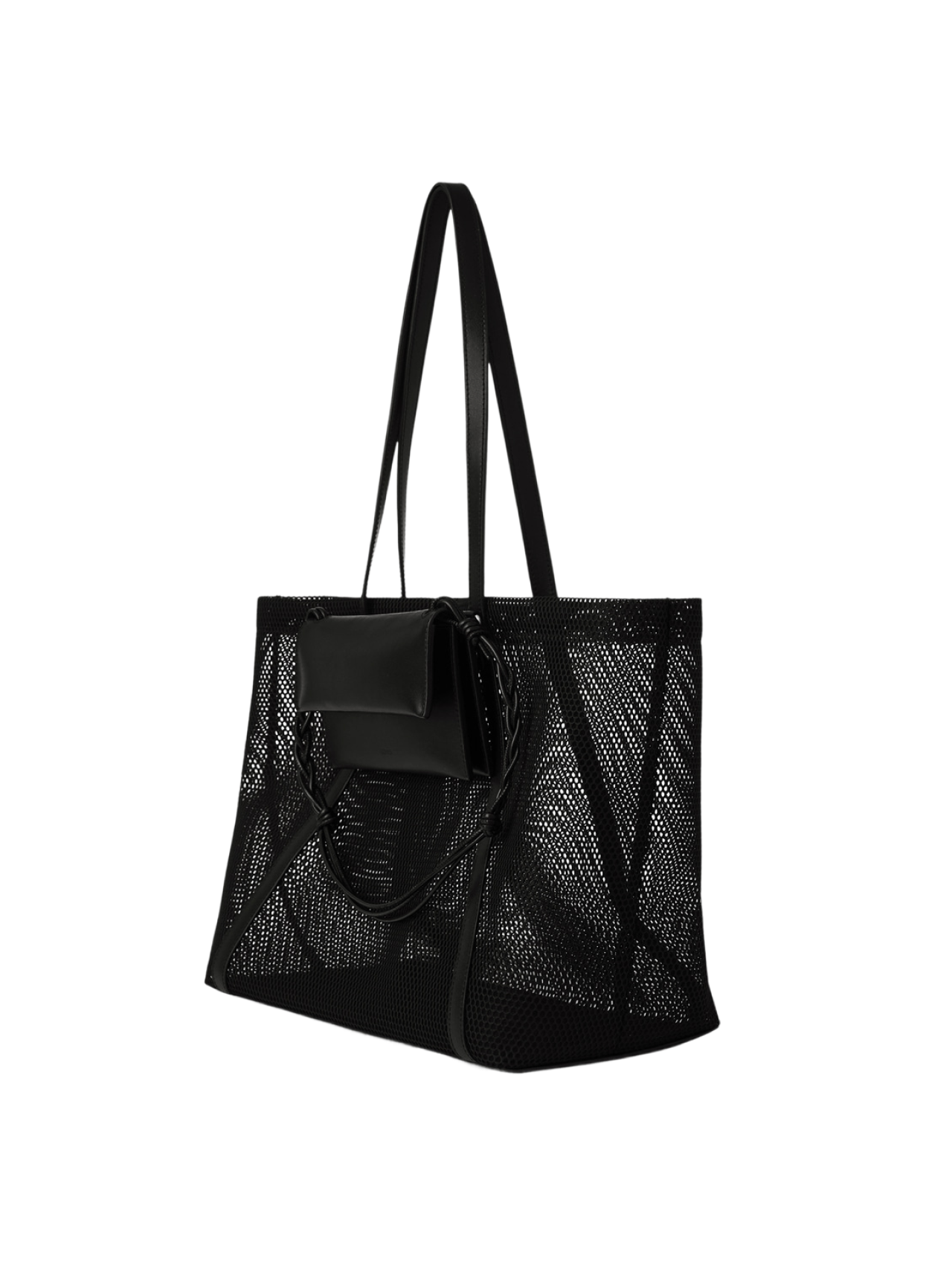 2WAY MESH BAG (SOFT BLACK)