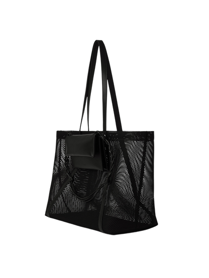 2WAY MESH BAG (SOFT BLACK)