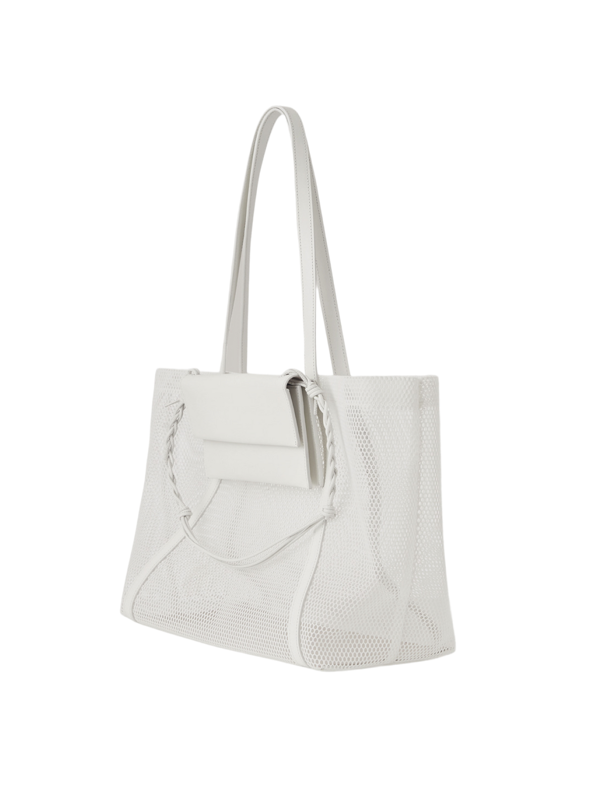 2WAY MESH BAG (OFF WHITE) - Atelier de LUMEN
