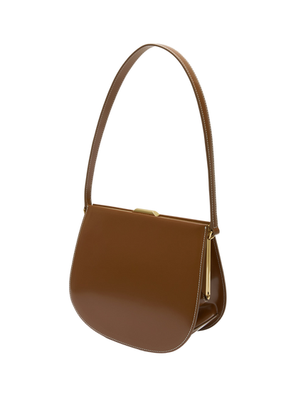 LUNE FORME BAG (COGNAC BROWN)