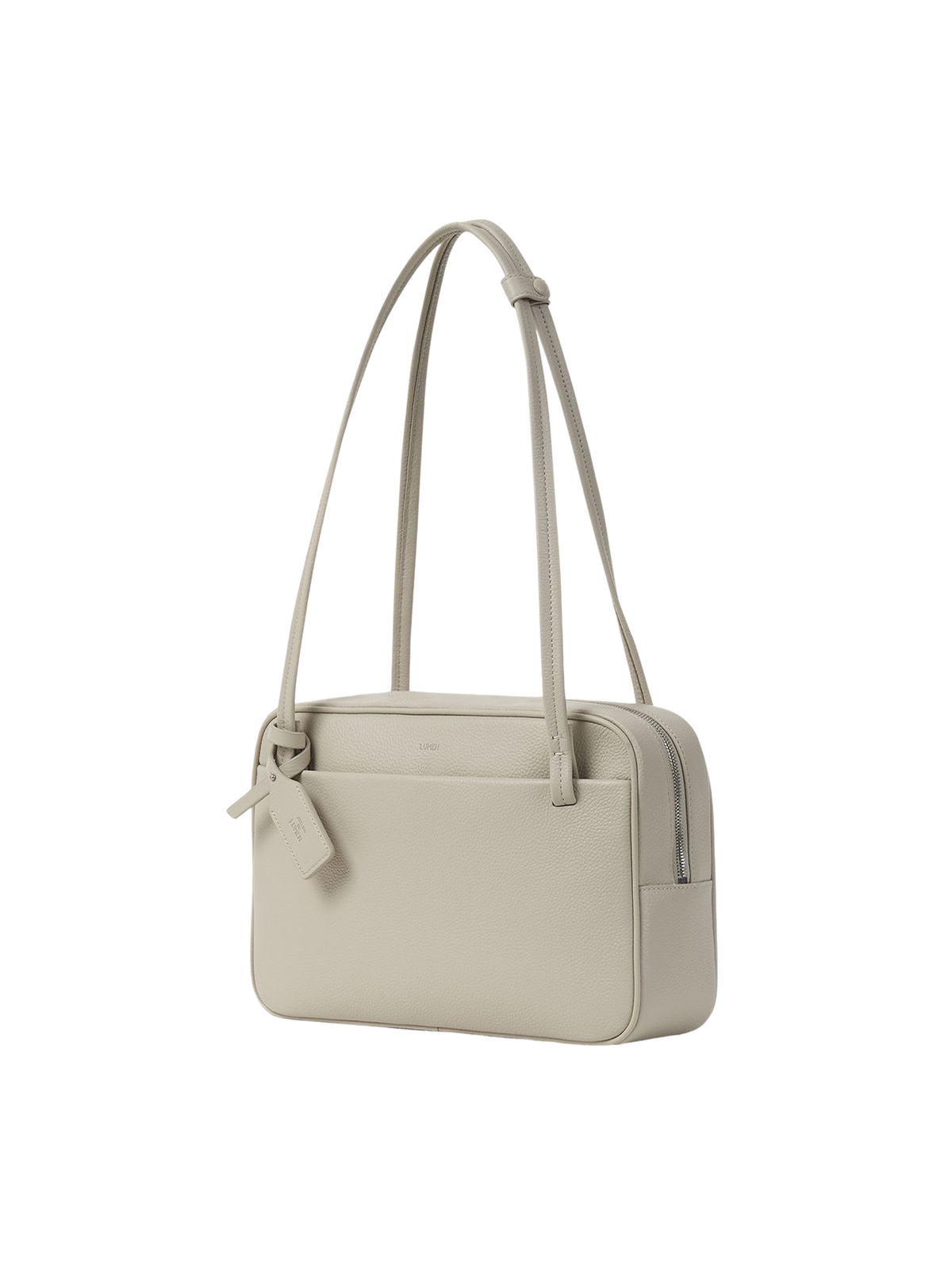 NADEL BOWLING SHOULDER BAG (PORCELAIN WHITE) - Atelier de LUMEN