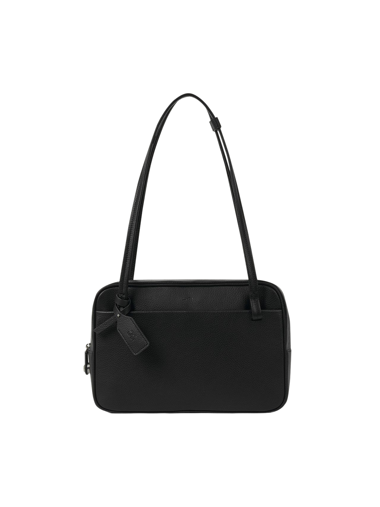 NADEL BOWLING SHOULDER BAG (SOFT BLACK)
