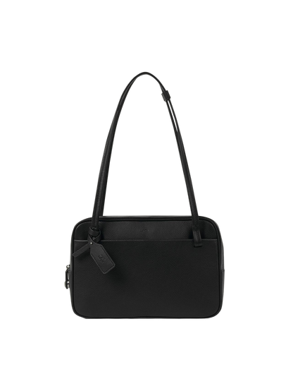 NADEL BOWLING SHOULDER BAG (SOFT BLACK)