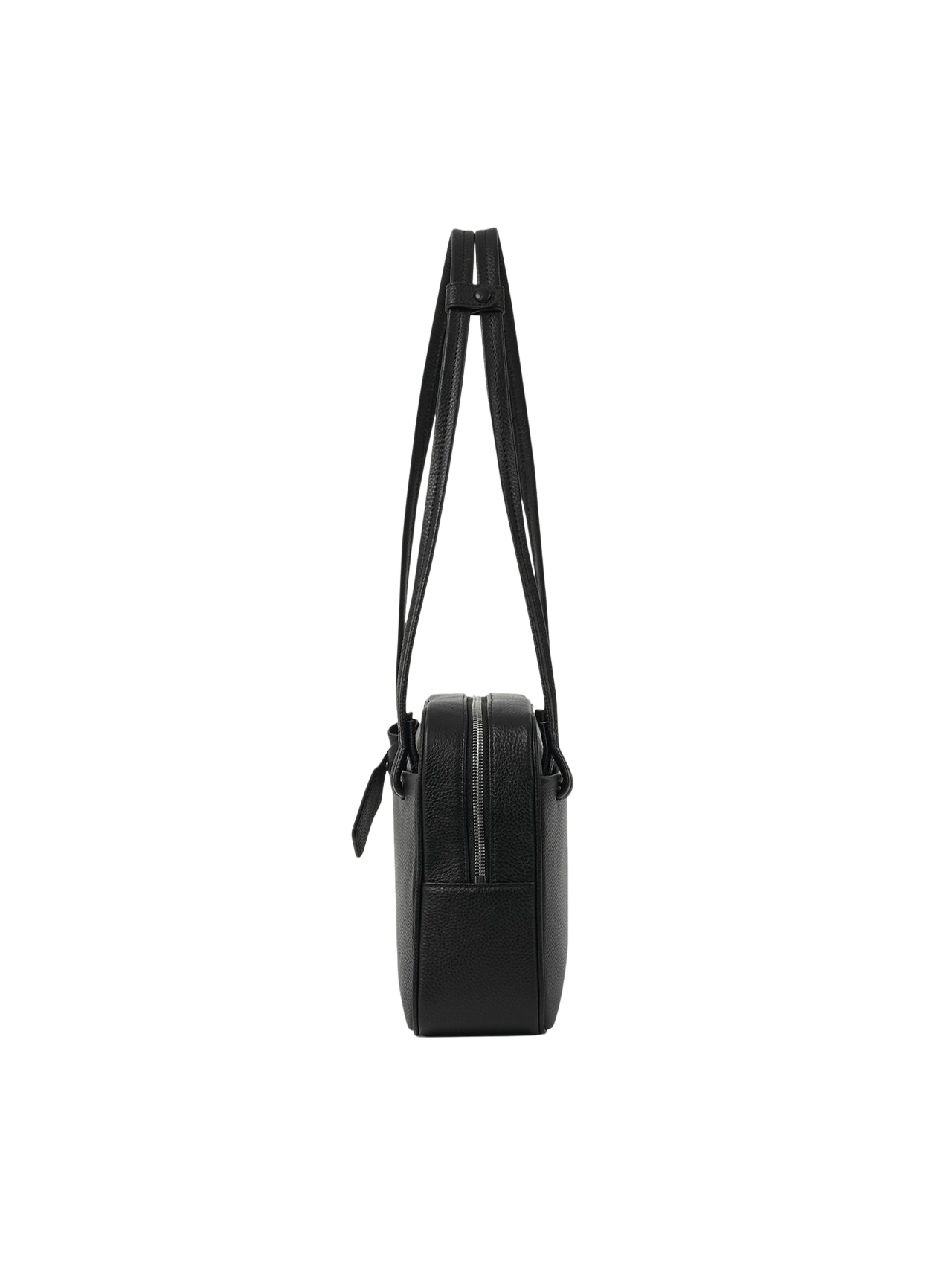 NADEL BOWLING SHOULDER BAG (SOFT BLACK)