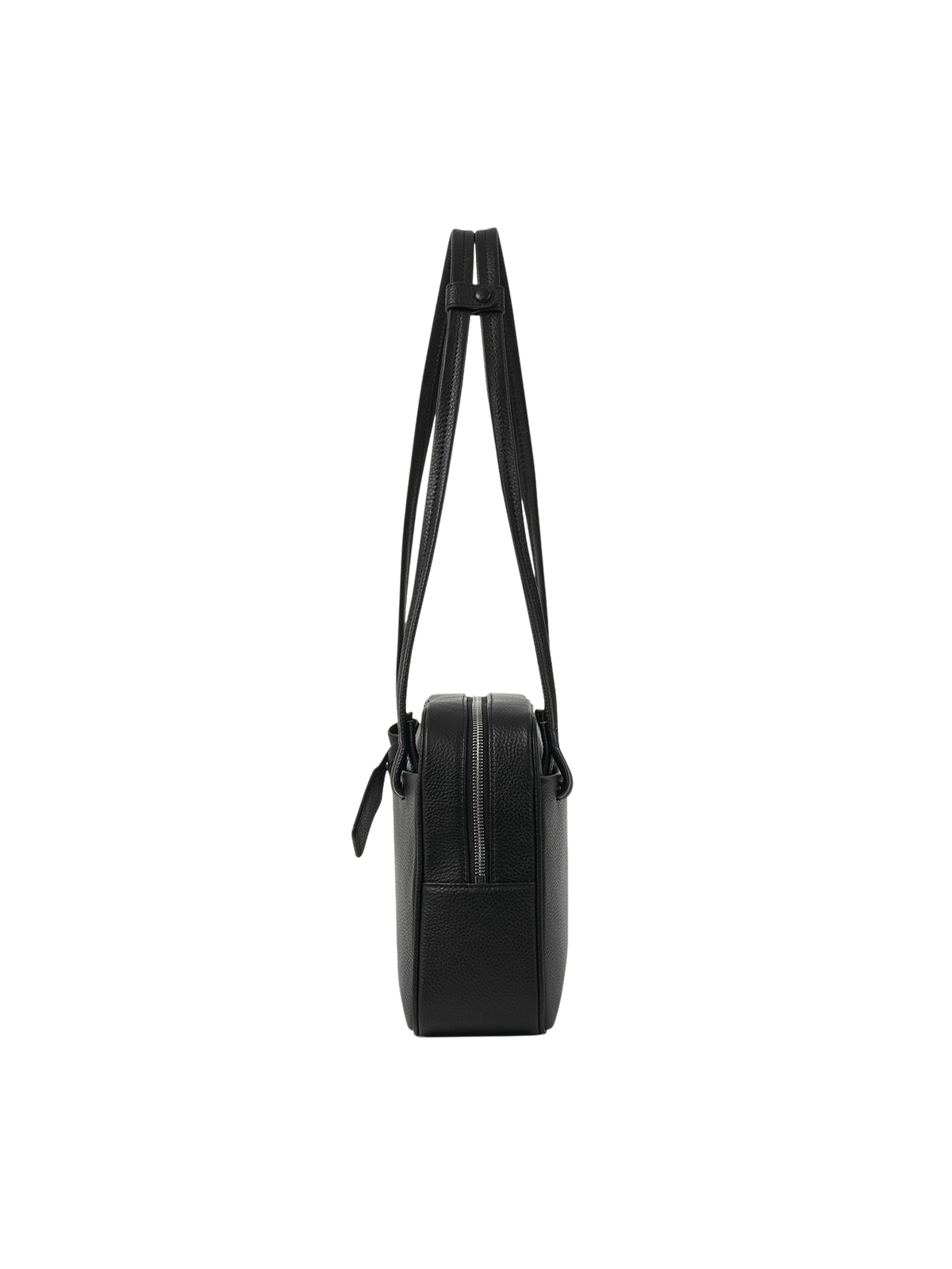 NADEL BOWLING SHOULDER BAG (SOFT BLACK) - Atelier de LUMEN
