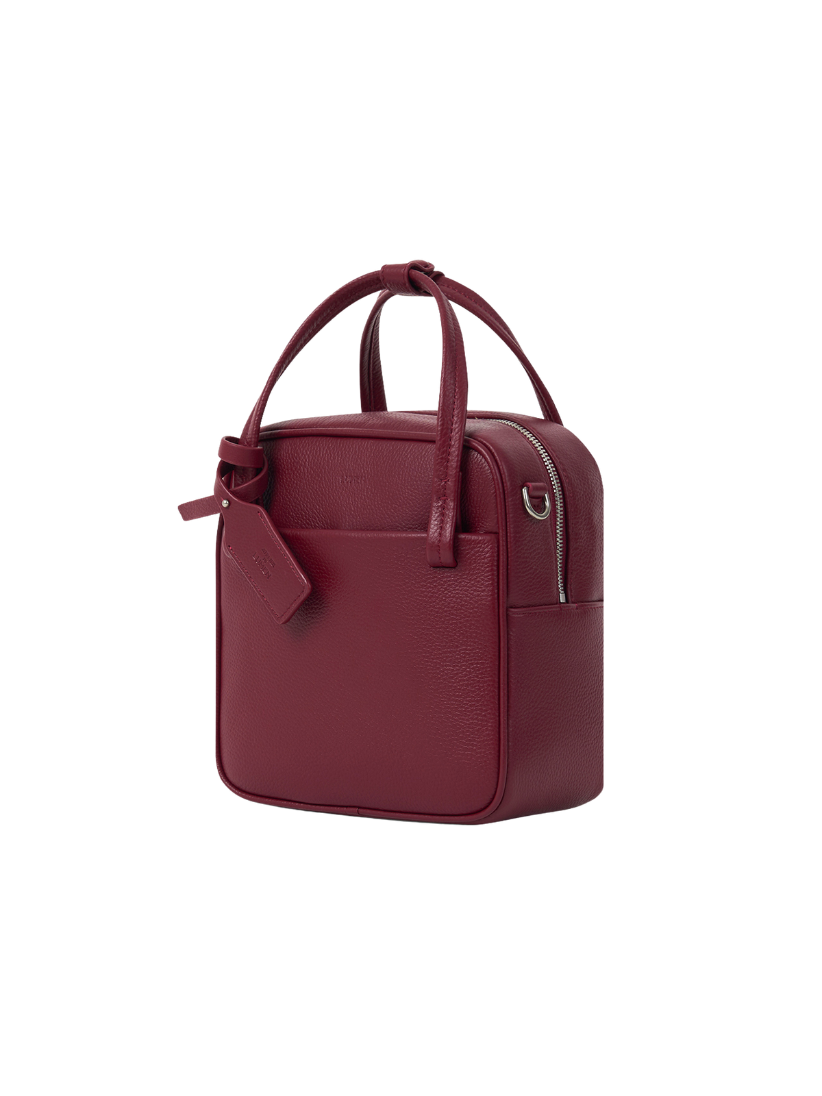 NADEL BOWLING TOTE BAG (CARMINE RED) - Atelier de LUMEN