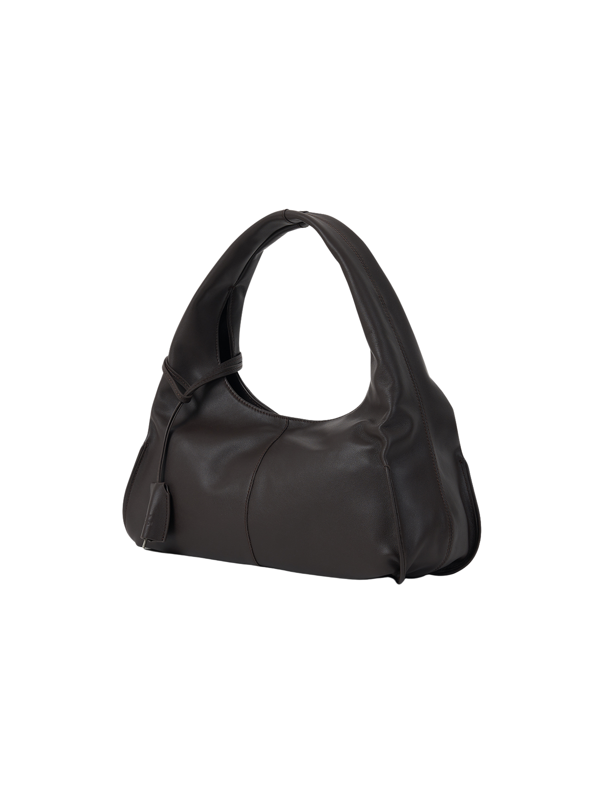 PILLOW HOBO BAG (ORGAN BROWN)