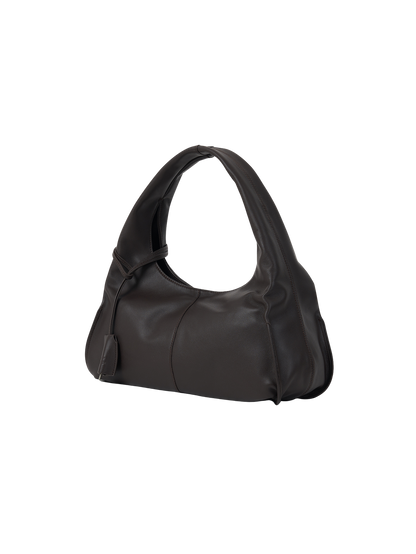 PILLOW HOBO BAG (ORGAN BROWN)