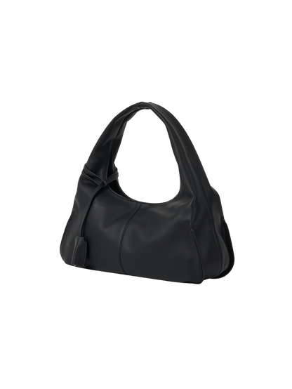 PILLOW HOBO BAG (SOFT BLACK)
