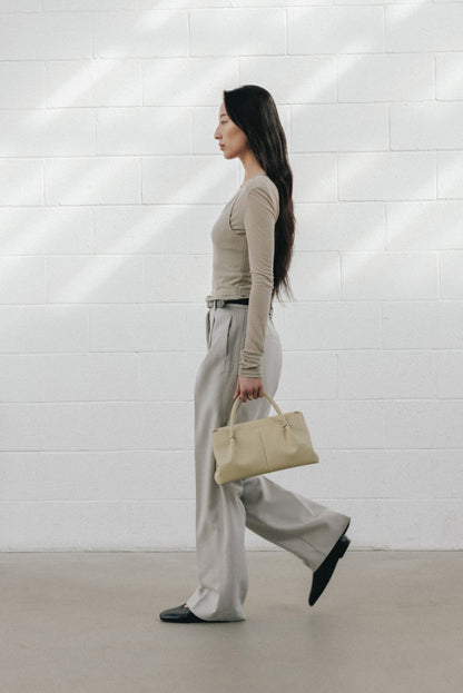 ANNEAU FLAP BAG (HAY YELLOW)