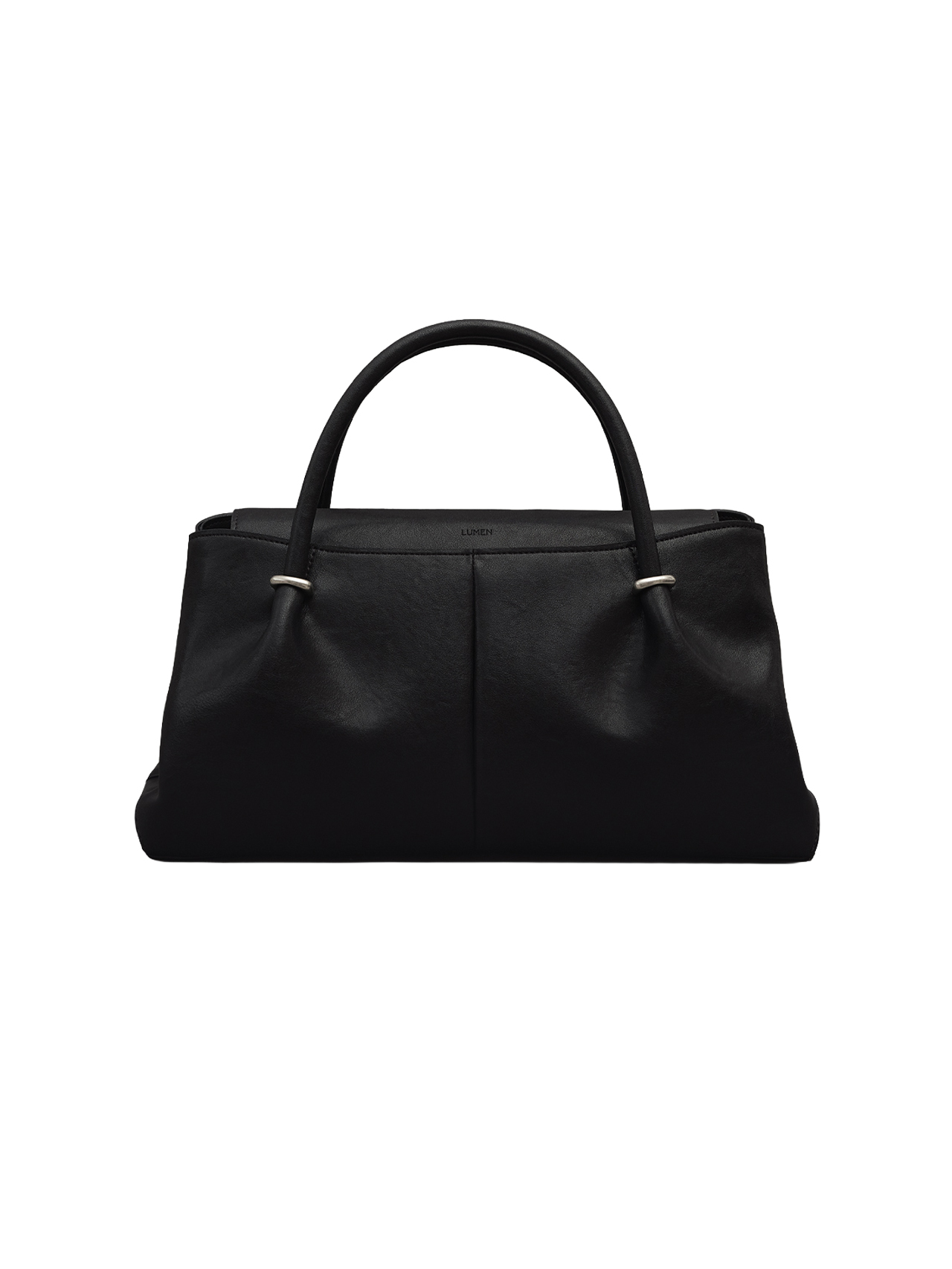 ANNEAU FLAP BAG (SOFT BLACK)