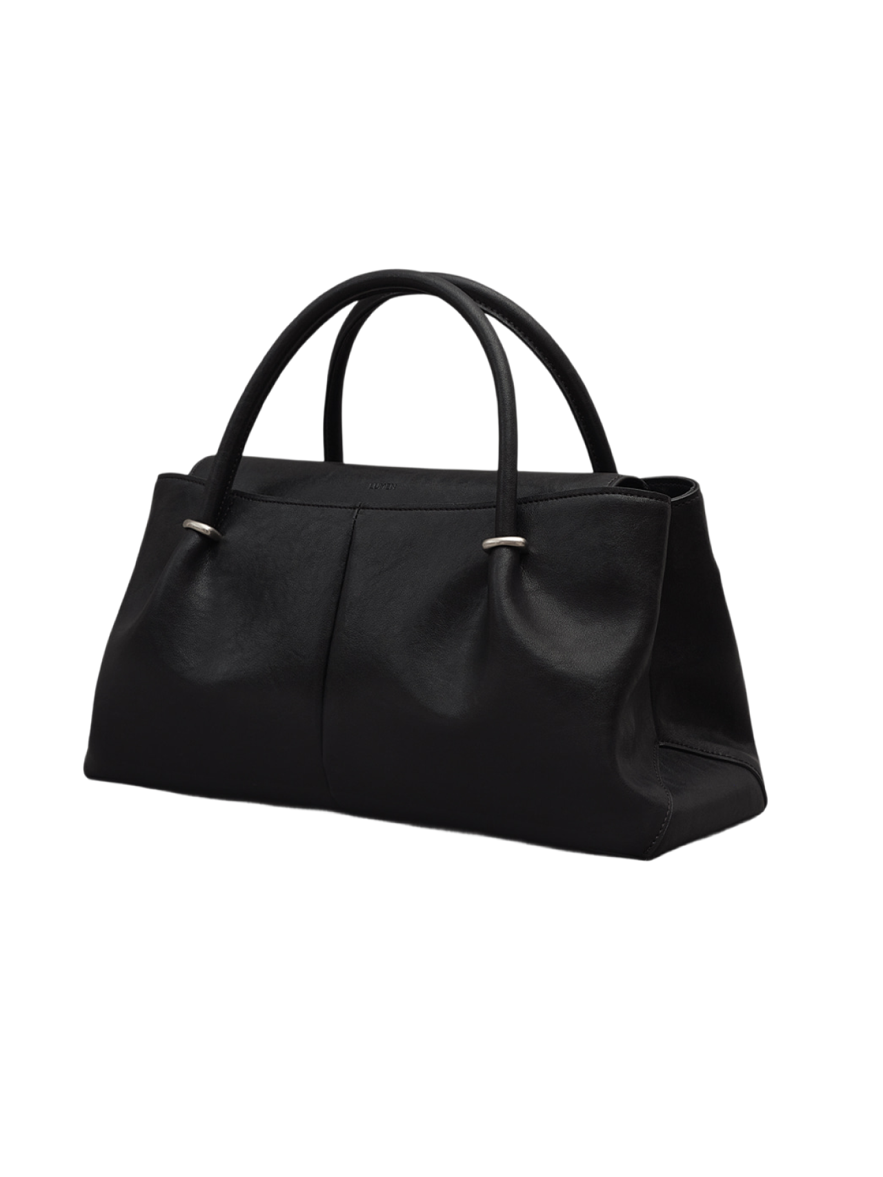 ANNEAU FLAP BAG (SOFT BLACK)
