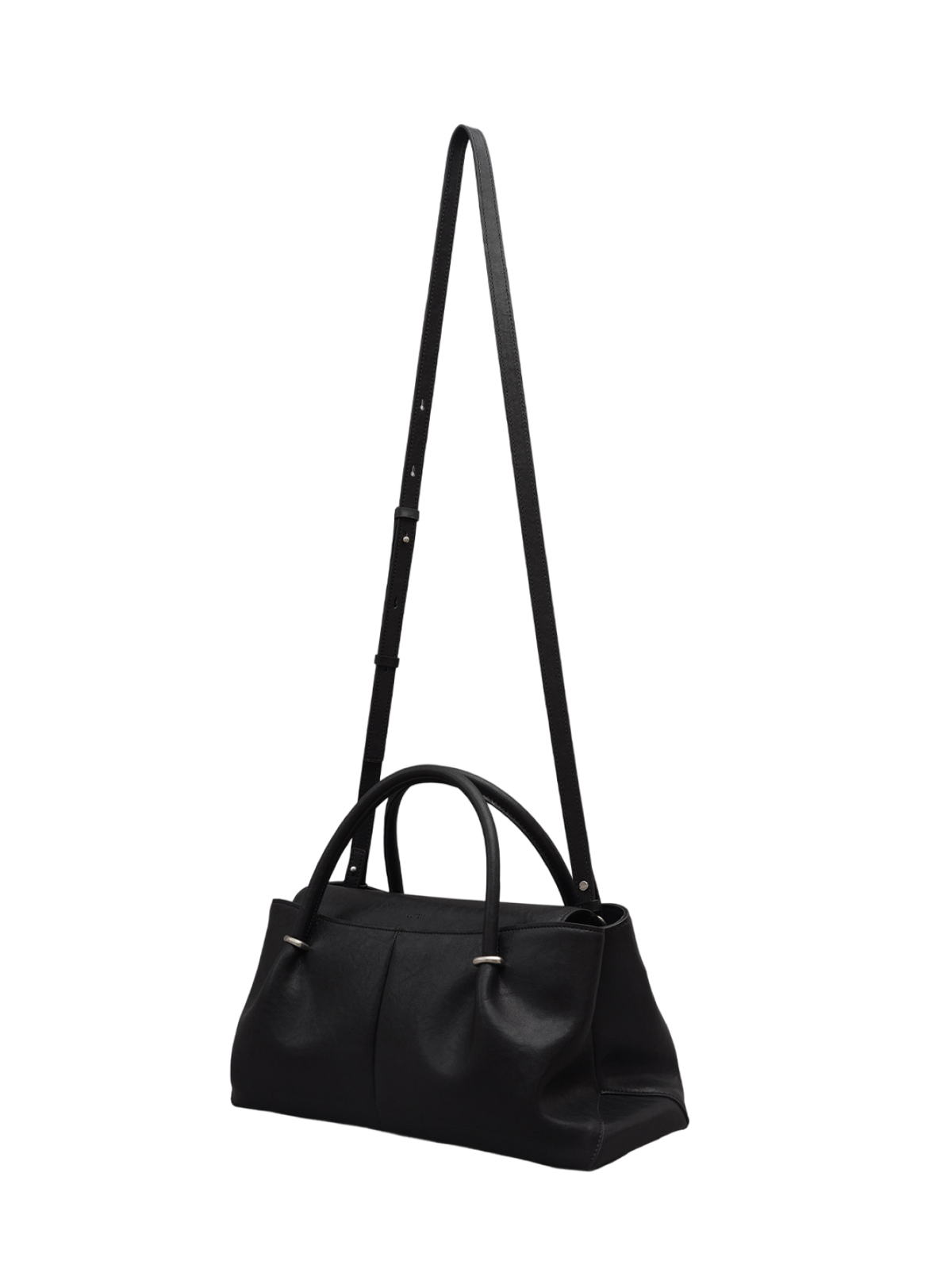 ANNEAU FLAP BAG (SOFT BLACK) - Atelier de LUMEN
